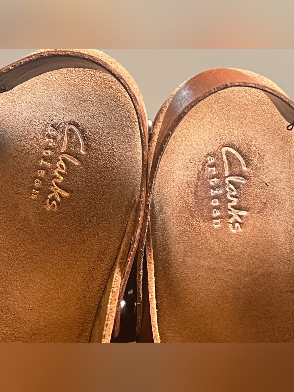 Clarks Artisan Women's Size US 12M Ledella York Leather Clog in Nutmeg Brown - Picture 10 of 13